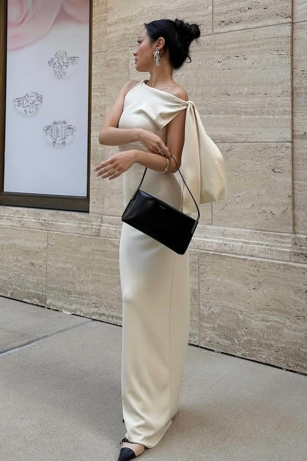 KHY Sueded stretch knotted maxi dress - Stone