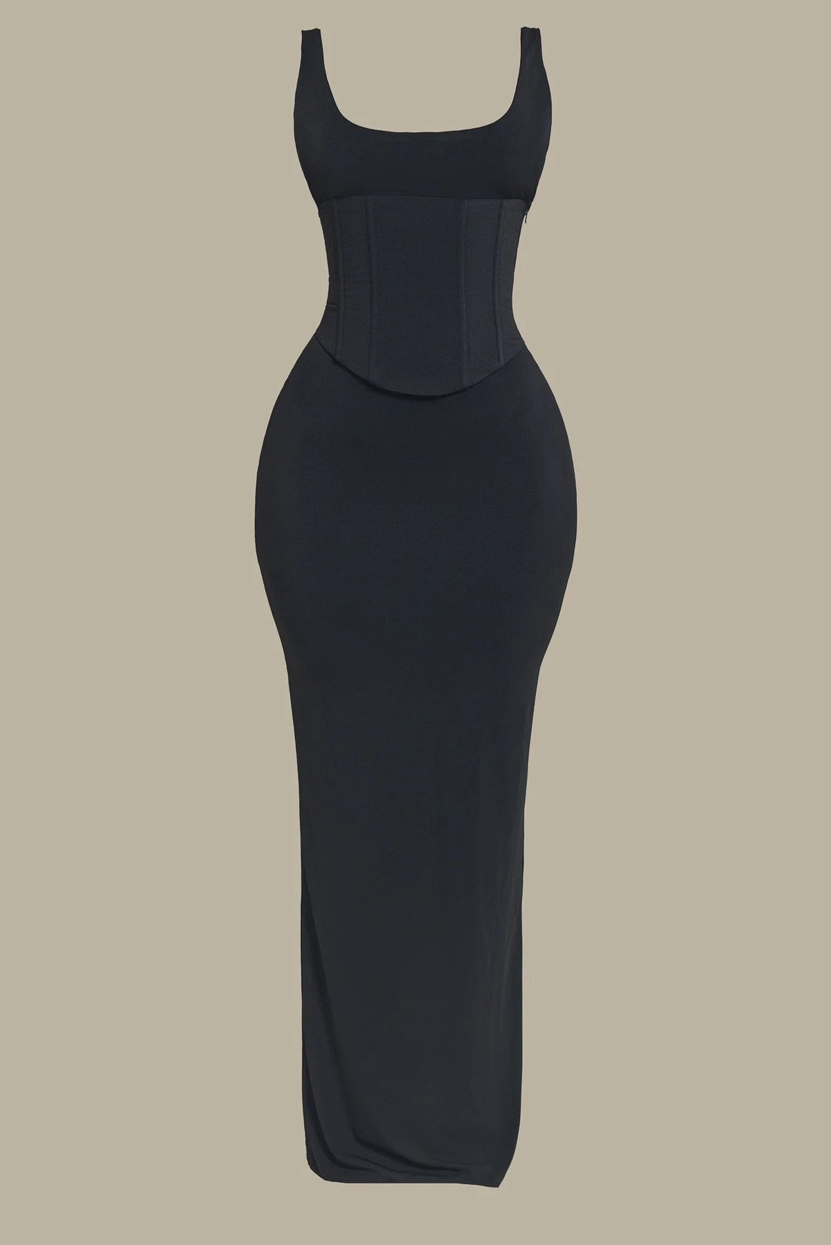 Sandra Scoop Corset Maxi