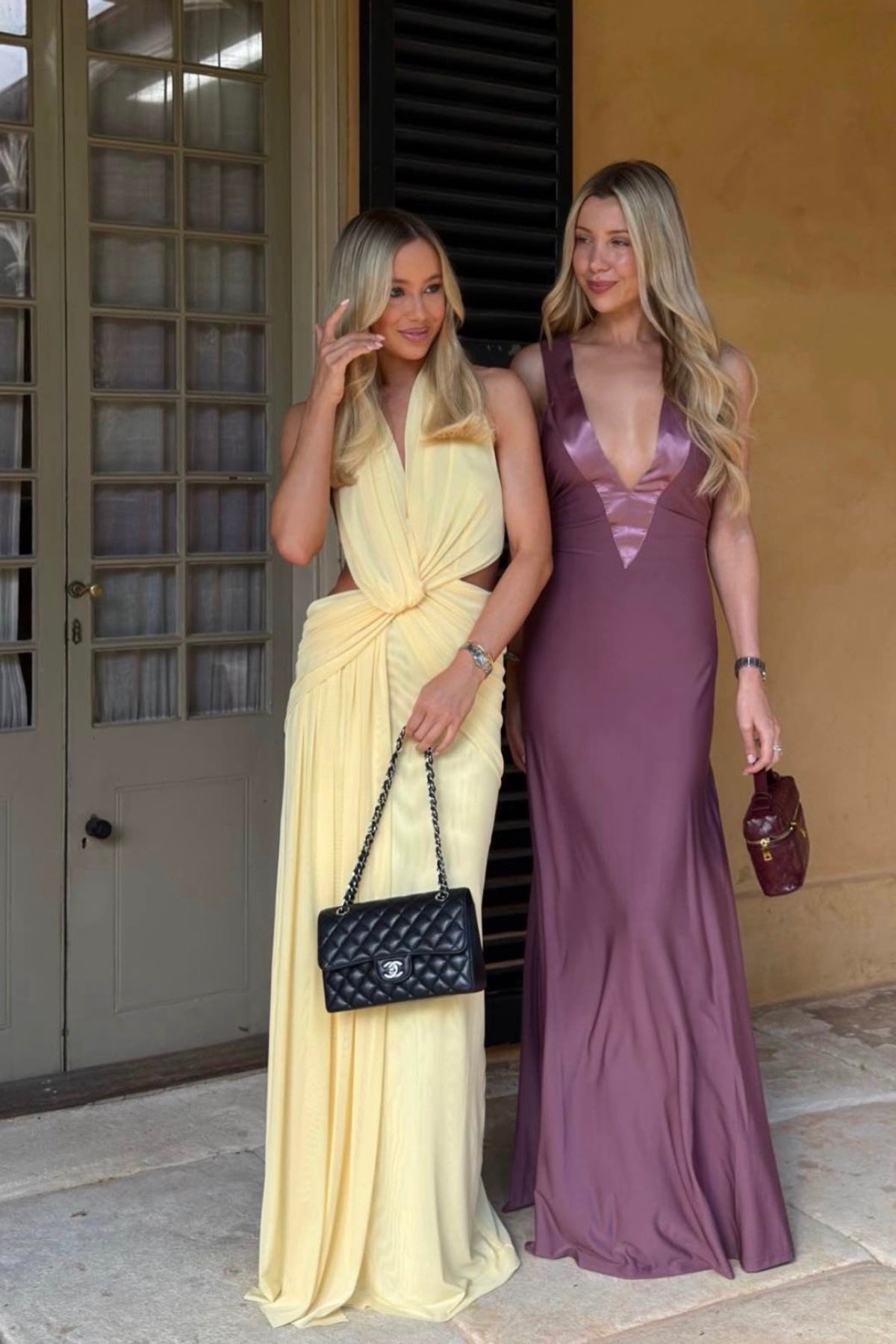 Charlize Yellow Halter Bec & Bridge
