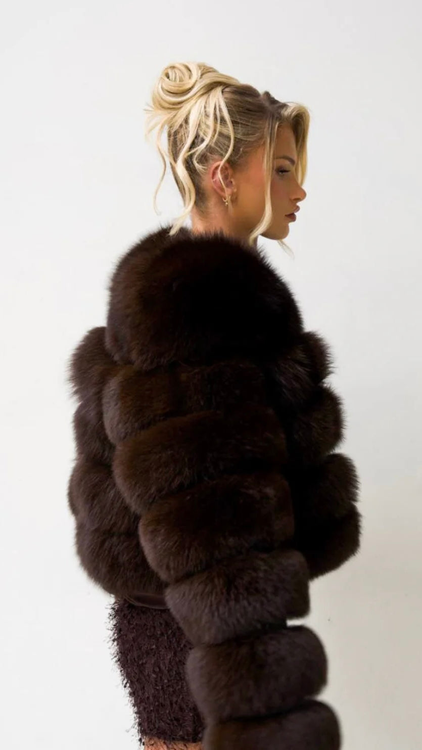 The Classic Fox Chocolate Coat