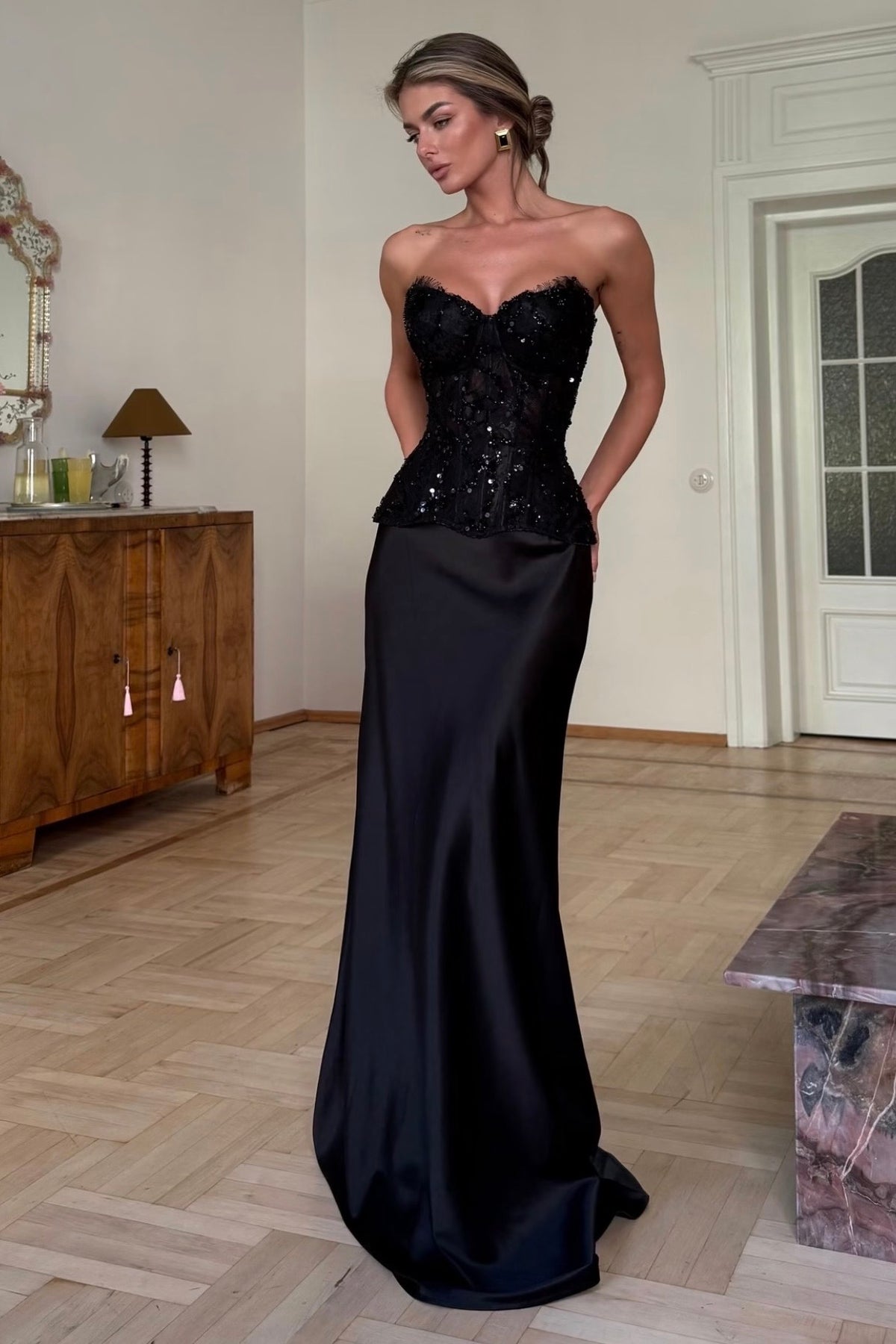 Aurelia Corset & Maxi Skirt Set