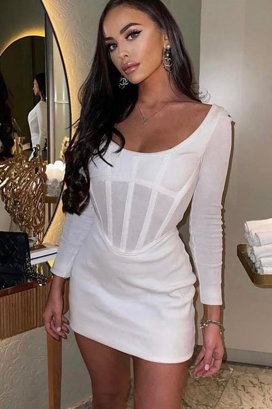 Dion Lee Ribbed Corset Mini